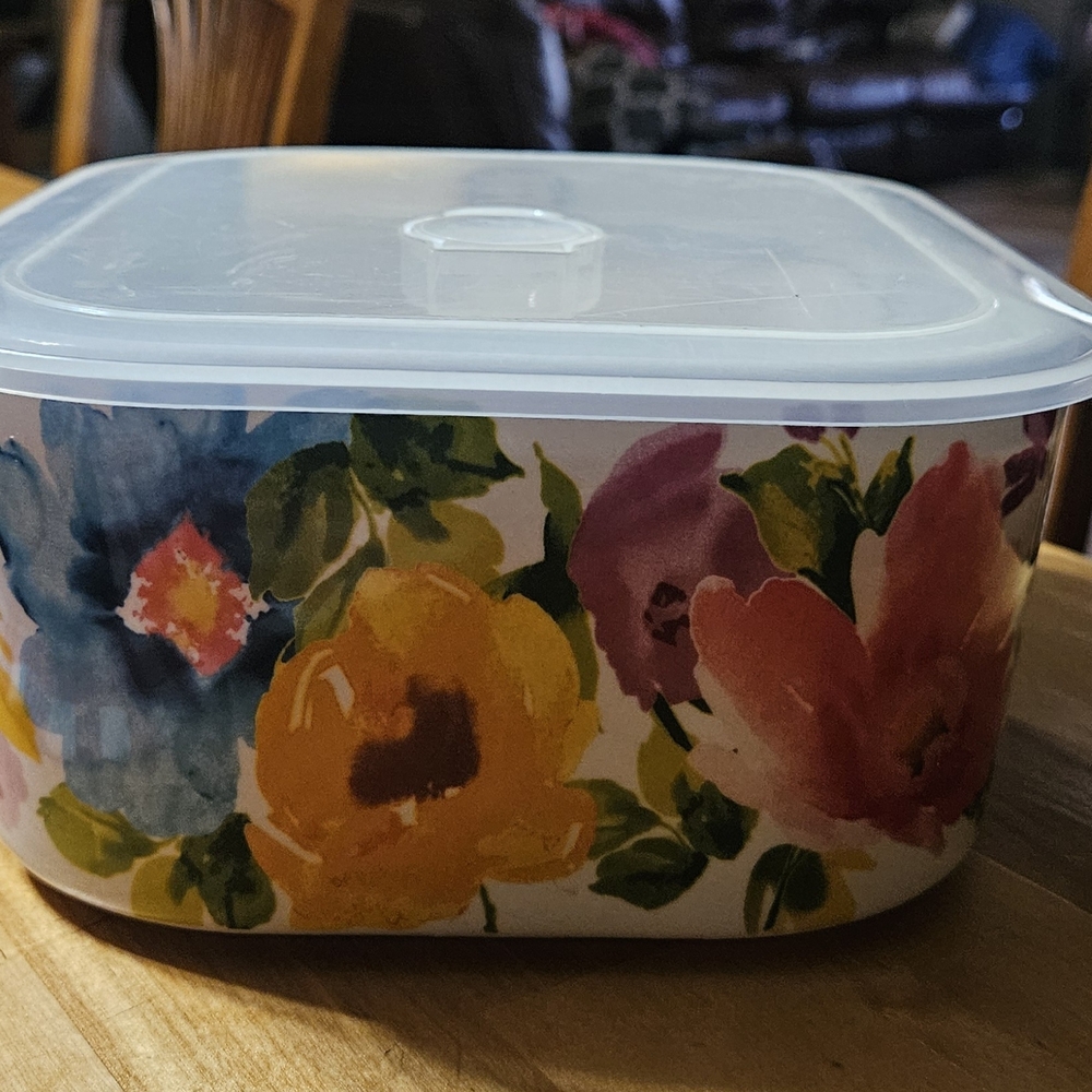 The Pioneer Woman Floral Nested Bakeware Set in Yellow, Blue, Pink, Green - Picture 4 of 13